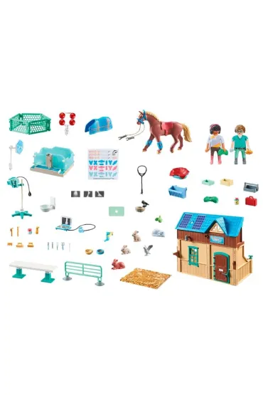 Playmobil Horses of Waterfall Hipoterapia i lecznica zwierz�t 71352