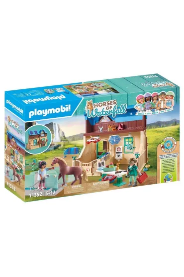 Playmobil Horses of Waterfall Hipoterapia i lecznica zwierz�t 71352