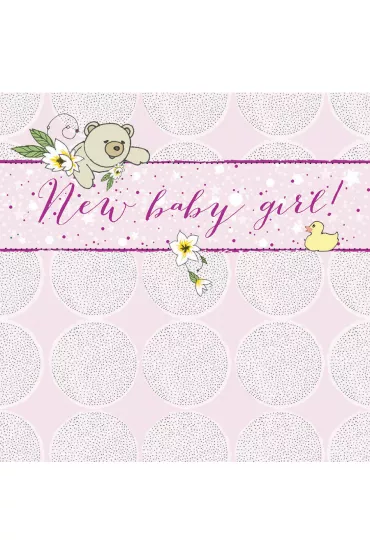Clear Creations Karnet Swarovski kwadrat CL0219 Narodziny mi�