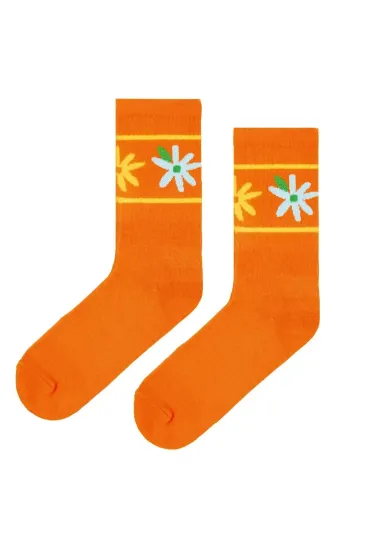 Kabak Skarpetki bawe�na org. sportowe kwiaty pom. 42-46