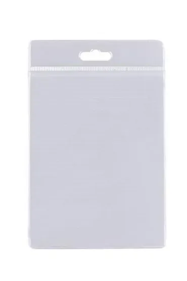 Etui na identyfikator pionowy A6 PVC op20szt BIURFOL ID-06