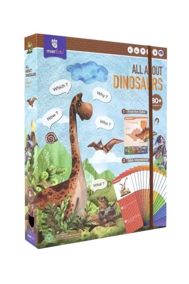 Puzzle magnetyczne Wszystko o dinozaurach mierEdu