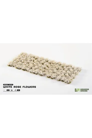 Gamers Grass: White Rose Flowers