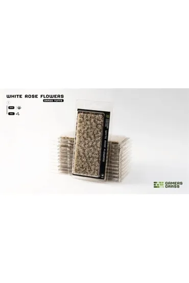 Gamers Grass: White Rose Flowers