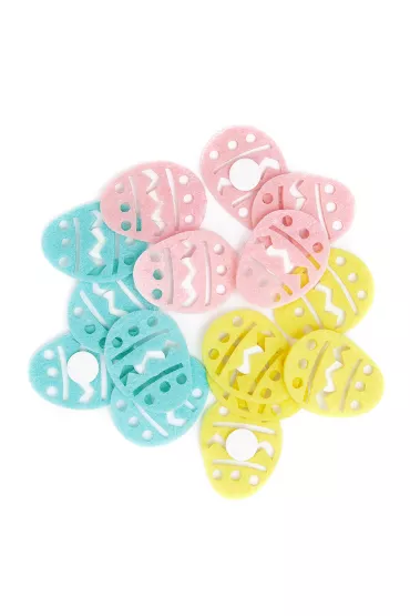 dpCraft Naklejki z filcu a�urowe jajka 3,5 cm