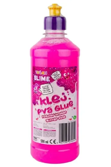 Tuban Klej brokatowy r�owy 500 ml