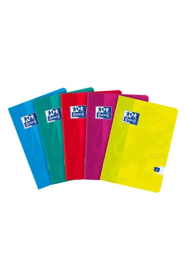 Oxford Zeszyt Touch A4 z marginesem kratka, 5 mm, margines 32 kartki