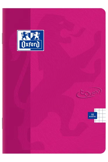 Oxford Zeszyt Touch A4 z marginesem kratka, 5 mm, margines 32 kartki