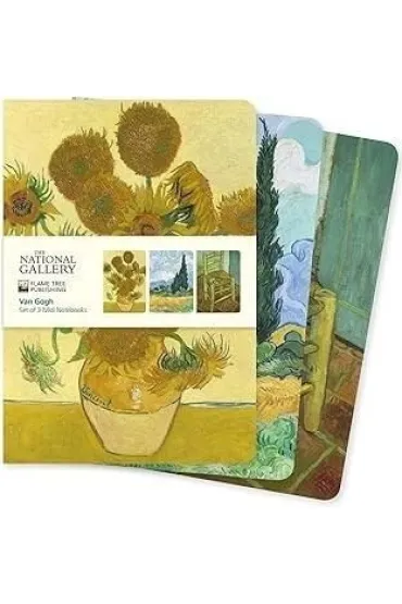 Flame Tree Zestaw 3 notatnik�w MIDI Vincent van Gogh