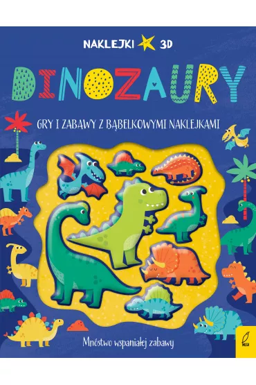 Wypuk�e naklejki. Dinozaury