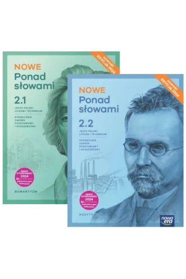 Pakiet NOWE Ponad s�owami 2. Cz�ci 1-2. Podr�cznik. Liceum i technikum. Zakres podstawowy i rozszerzony. Edycja 2024 - Anna R�wny, Ma�gorzata Chmiel, Joanna Ko�cierzy�ska, Aleksandra Wr�blewska