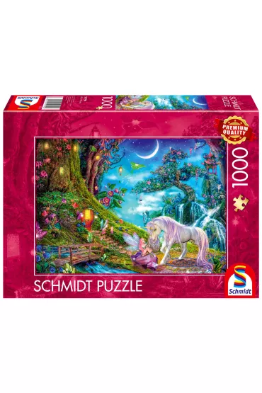 Puzzle 1000 el. PQ Jednoro�ec i wr�ka Schmidt