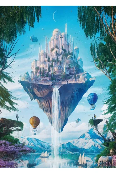 Puzzle 1000 el. Miasta przysz�o�ci, Miasto na skale, Gal Barkan Heye