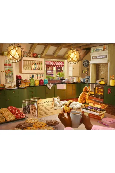 Puzzle 750 el. Przytulna kuchnia Ravensburger