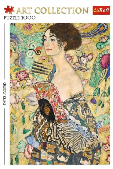 Puzzle 1000 el. Dama z wachlarzem Trefl