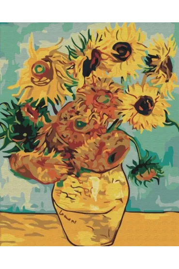 Brushme Malowanie po numerach - S�oneczniki Van Gogh 40x50cm