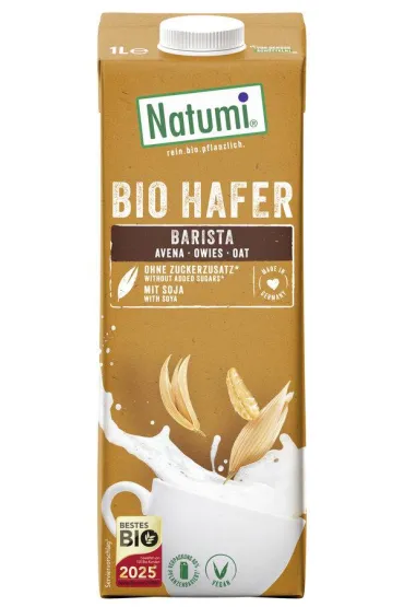 Natumi Nap�j owsiano-sojowy barista bez dodatku cukr�w 1 l Bio