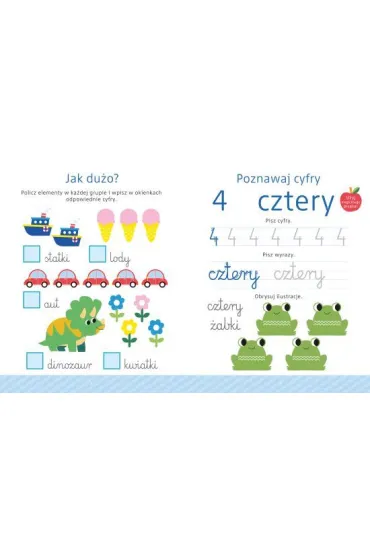 KSIAZECZKA EDUK 215X270 WESOLE CYFERKI AKC AWM - El�bieta  Korolkiewicz