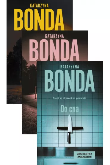 Pakiet Detektyw Jakub Sobieski. Tomy 1-3: O w�os, Ze z�o�ci, Do cna - Katarzyna Bonda