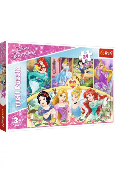 Puzzle maxi 24 el. Magia wspomnie. Disney Princess Trefl