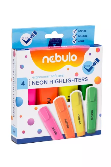 Panta Plast Zakre�lacz Nebulo fluorescencyjny neonowy 4 szt.