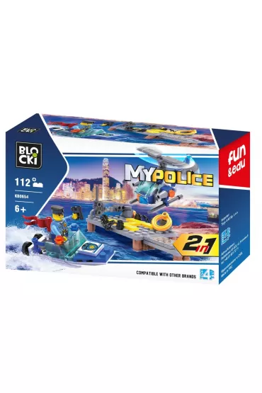 Klocki Blocki MyPolice 2w1 112 elem