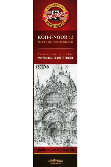 Koh-I-Noor O��wek grafitowy 4B 12 szt.