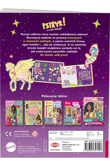 BARBIE DREAMTOPIA. PSTRYK  CO WIDA� NOC�