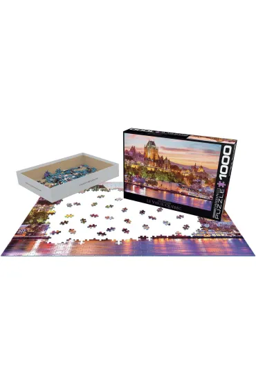 Puzzle 1000 el. Kanada, Widok na Quebec Eurographics