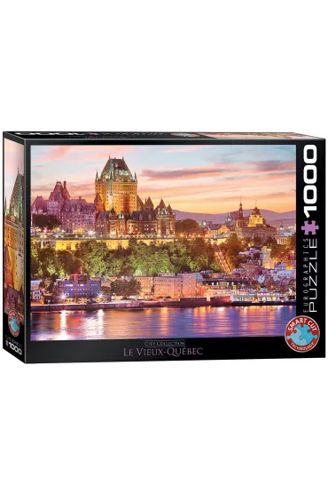 Puzzle 1000 el. Kanada, Widok na Quebec Eurographics