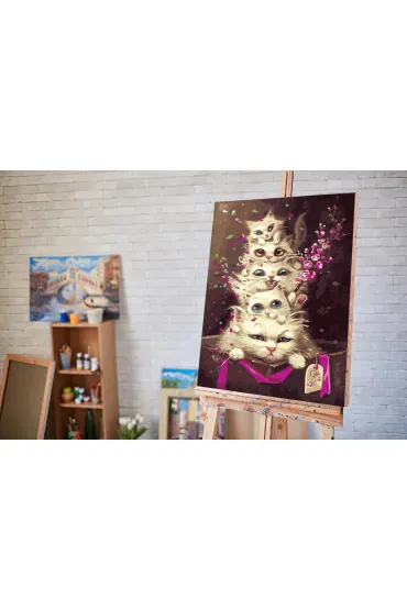 Twoje Hobby Malowanie po numerach - Emocjonalne koci�ta 40x50cm