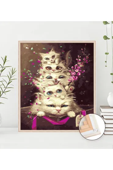Twoje Hobby Malowanie po numerach - Emocjonalne koci�ta 40x50cm