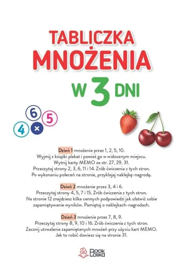 Tabliczka mno�enia w 3 dni - Monika Majewska