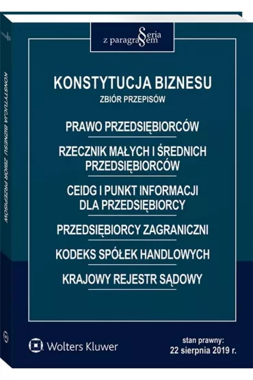Konstytucja biznesu Zbi�r przepis�w