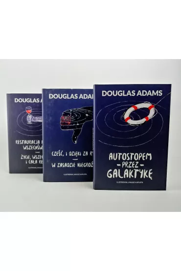 Pakiet Autostopem przez galaktyk�. Restauracja na ko�cu wszech�wiata. Cze�� i dzi�ki za ryby - Douglas Adams