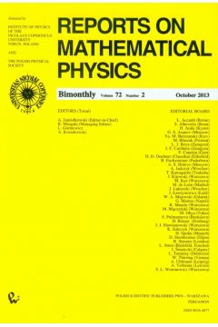 Reports on Mathematical Physics 72/2