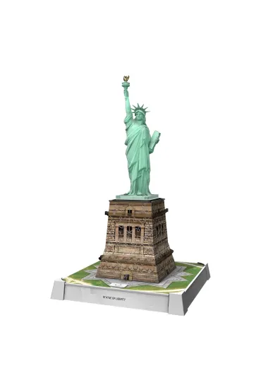 Puzzle 128 el. 3D Iconics Statua Wolno�ci Ravensburger