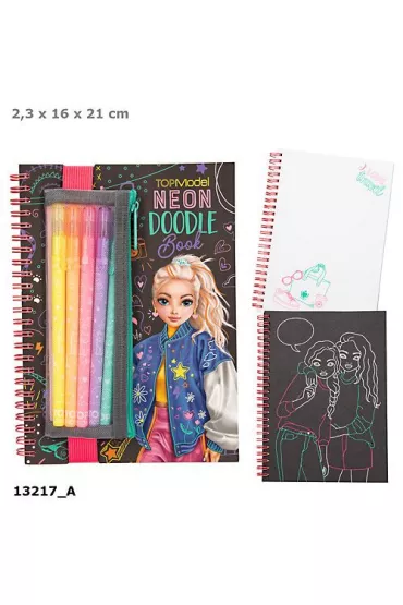 Zestaw Neon Doodle Top Model z �elpenami 13217A Depesche