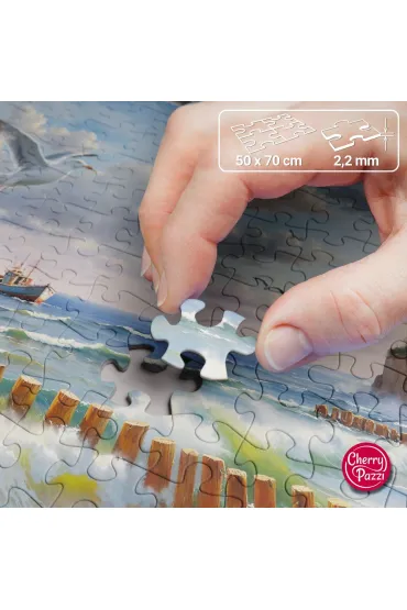 Puzzle 1000 el. Baltic Sea Coastline CherryPazzi