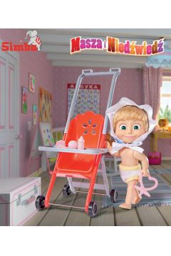 Lalka Masza w stroju dziecka z akcesoriami Simba