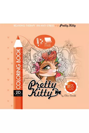 Kolorowanka antystresowa 200x200 Pretty Kitty 3