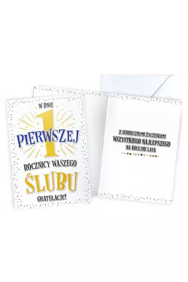Kukartka Karnet Rocznica �lubu 1