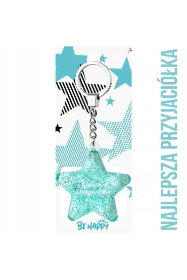 Be-Happy Gifts Brelok gwiazdka Najlepsza Przyjaci�ka