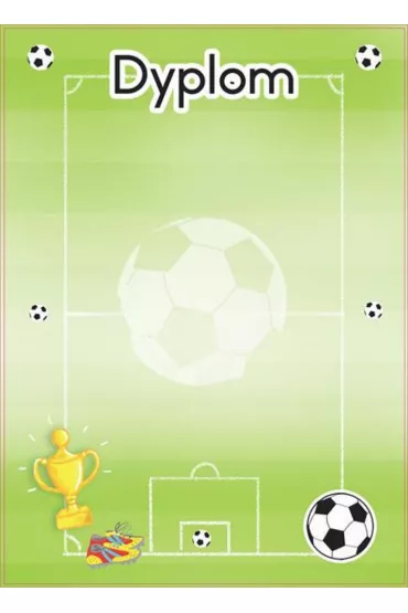 Beniamin Dyplom dzieci�cy A4 Sportowe boisko 20 szt.