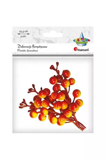Titanum Ga��zki owoc�w winobluszczu pomara�czowe 3 szt.