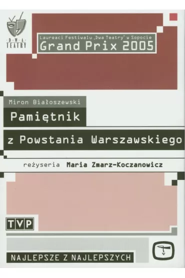 Pami�tnik z Powstania Warszawskiego film DVD - Adam Woronowicz, Krzysztof Janczar, Maria Zmarz-Kocznowicz, Maciej Szary, Teresa Marczewska
