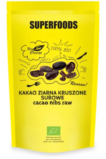 Bio Planet Kakao ziarna kruszone surowe 250 g Bio