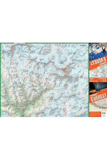 Mapa trekkingowa Mount Everest 1:80 000