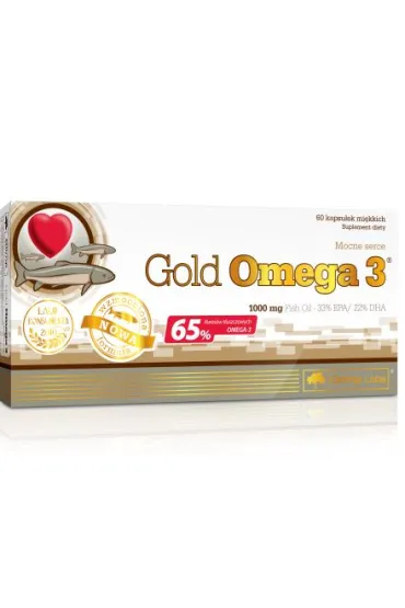Olimp Gold Omega 3 65% suplement diety 60 kaps.