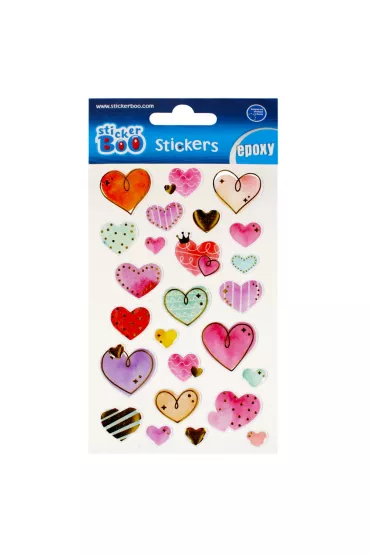 Sticker Boo Naklejki Serca